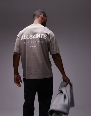 Pantalon Jogger AllSaints Underground - Noir - Homme Taille L (34 Pouces) - Occasion état Neuf - Coton
