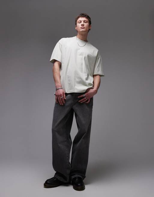 AllSaints Underground oversized t-shirt in kombu green, 2 of 4
