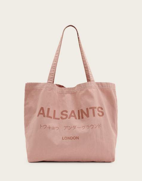 AllSaints – Underground – Rosa toteväska - view 1