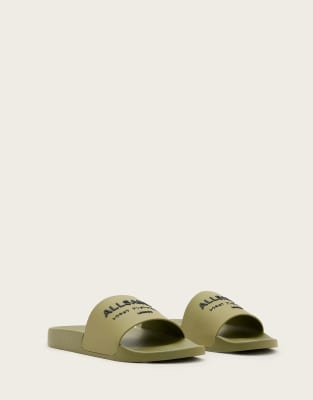  Underground rubber sliders in khaki