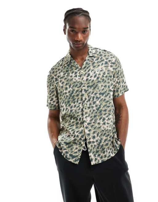 AllSaints - Underground - Skjorte med camouflage-print
