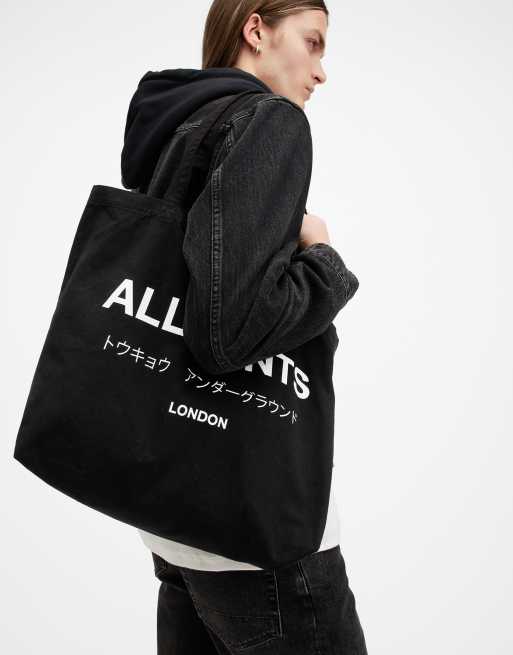 AllSaints - Underground - Sort tote-taske