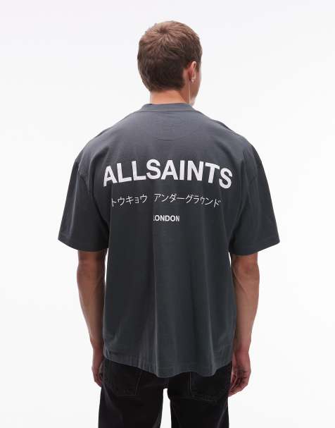 AllSaints - Underground - T-shirt blu - view 1