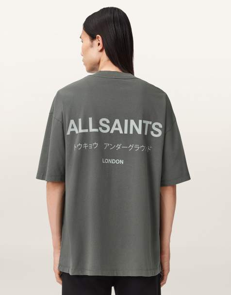 AllSaints - Underground - T-shirt in kaki - view 1