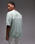 [AllSaints] Allsaints underground t-shirt in mineral green M Mineral green