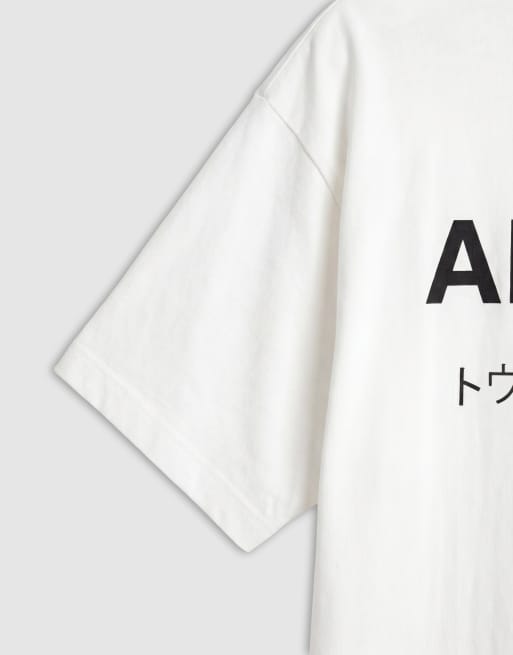 AllSaints - Underground - T-shirt oversize - Blanc, 9 de 9