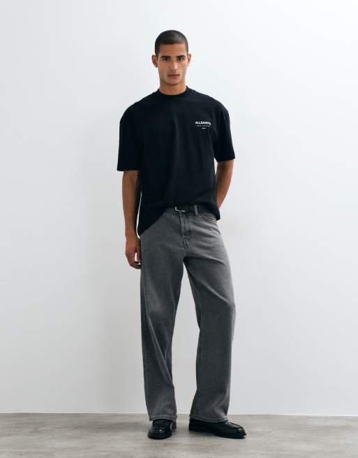 AllSaints - Underground - T-shirt oversize - Noir, 3 de 5