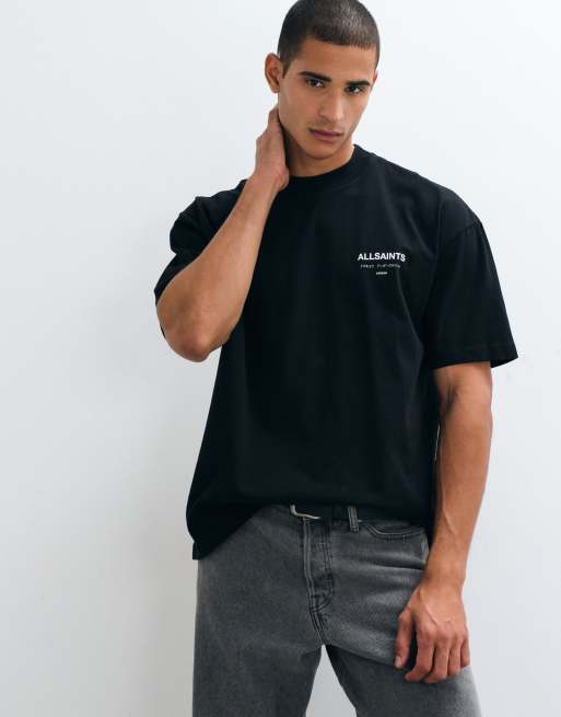 AllSaints - Underground - T-shirt oversize - Noir, 5 de 5
