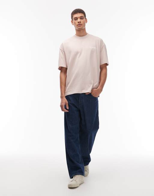 AllSaints - Underground - T-shirt rosa tenue, 2 di 5