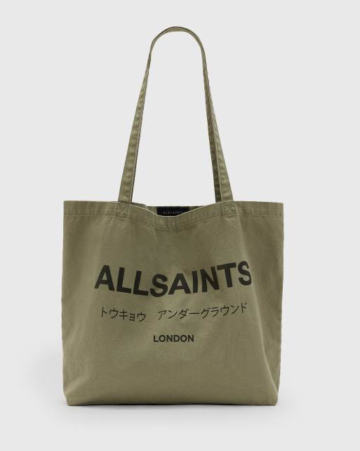 AllSaints – Underground – Torba typu tote w kolorze khaki