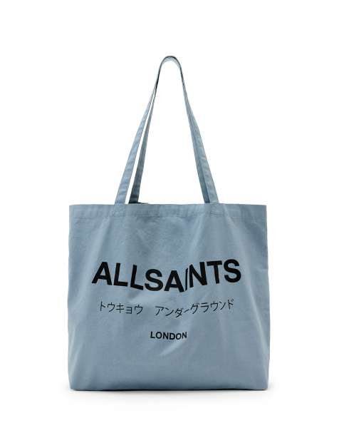 AllSaints - Underground - Tote bag unisexe - Bleu délavé - view 1