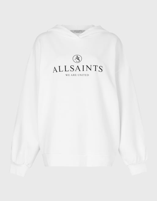 All saints white hoodie online