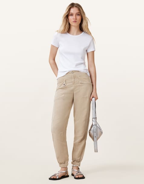 AllSaints – Val – Hose in Sandbraun - view 1