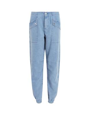 Allsaints Val Cargo Jogger Jeans In Blue