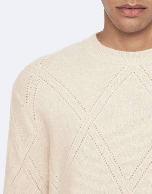 AllSaints Valor cuello redondo en blanco crudo, 6 de 7