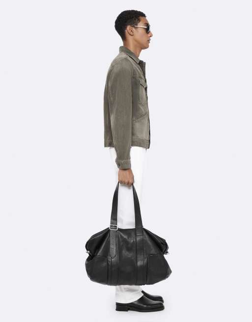 AllSaints veste trucker coupe regular gris kaki, 3 de 7