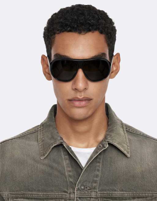 AllSaints veste trucker coupe regular gris kaki, 5 de 7
