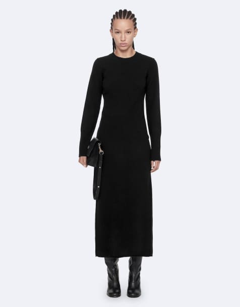 AllSaints - vestido Erith negro - view 1