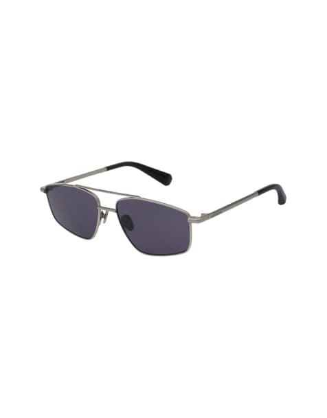 AllSaints Virgo sunglasses in silver - view 1