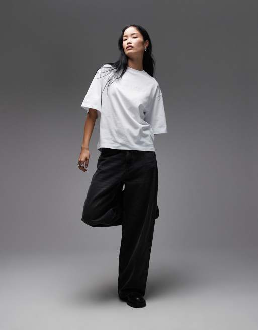Allsaints vision - Hvid T-shirt med 'Amelie'-print på ryggen, 2 af 4