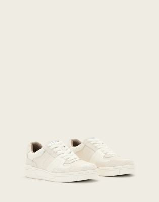  Vix leather logo trainer 