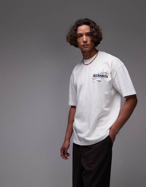 ★ALLSAINTS★ Wavy Crew T-Shirt Men's AllSaints Wavy Short Sleeve Crew | Zappos.com