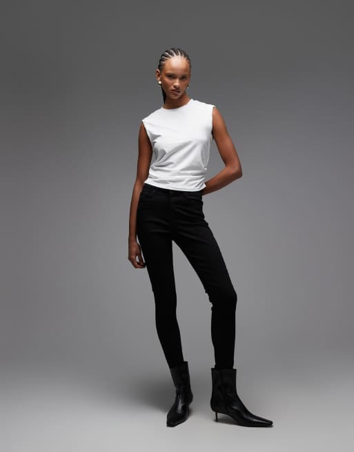 AllSaints – West – Biały top bez rękawów, 3 z 4