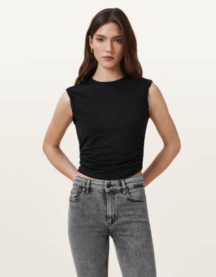 AllSaints - West - Tanktop in Schwarz