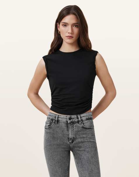 AllSaints – West – Tanktop in Schwarz - view 1