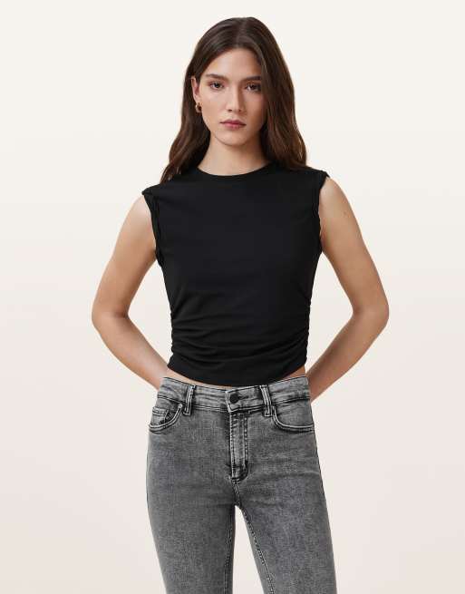 AllSaints – West – Tanktop in Schwarz