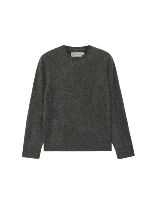 AllSaints Wulf de cuello redondo en gris antracita, 5 de 6