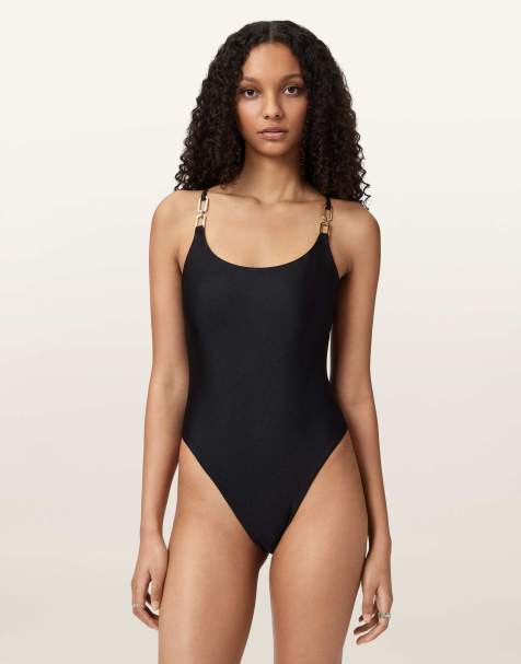 AllSaints - Xalia - Maillot 1 pièce - Noir - view 1