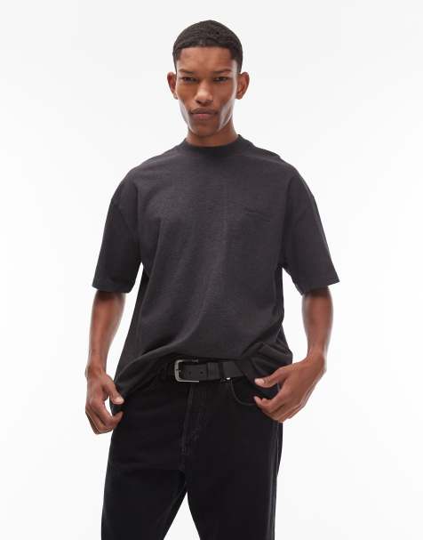 Allsaints Xander t-shirt in grey - GREY