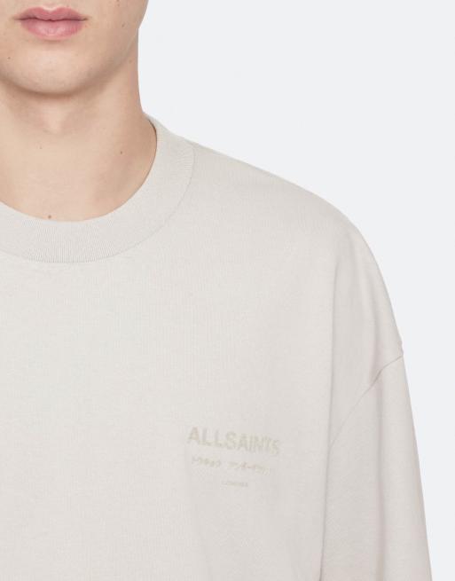 AllSaints Xander t-shirt à manches courtes col rond bleu ciel, 3 de 7
