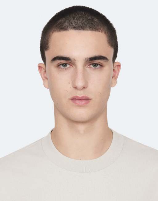 AllSaints Xander t-shirt à manches courtes col rond bleu ciel, 4 de 7