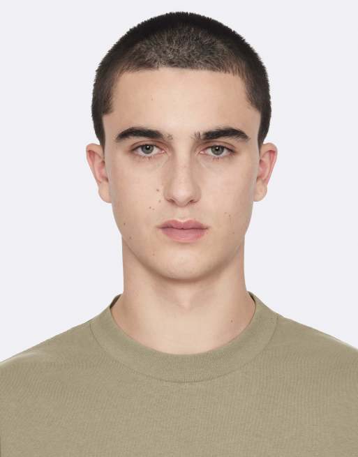 AllSaints Xander t-shirt à manches courtes col rond en vert fenouil, 3 de 6