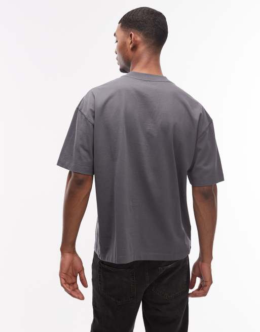 AllSaints - Xander - T-shirt met logo in dezelfde tint in donkerblauw, 3 van 5