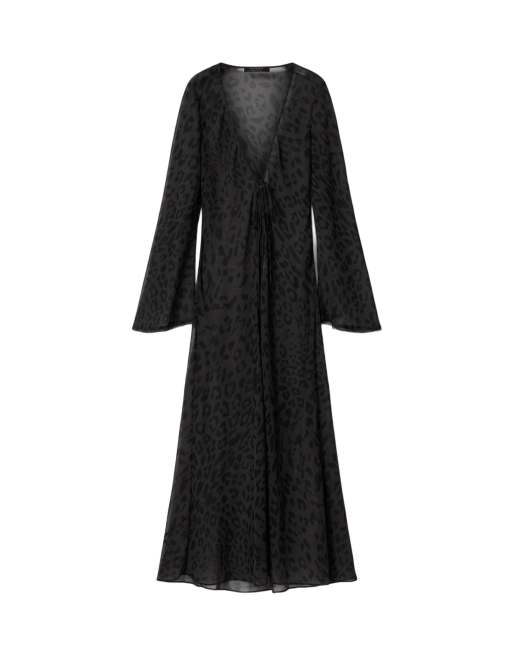 AllSaints - Zalia - Robe longue - Noir savra, 2 de 6