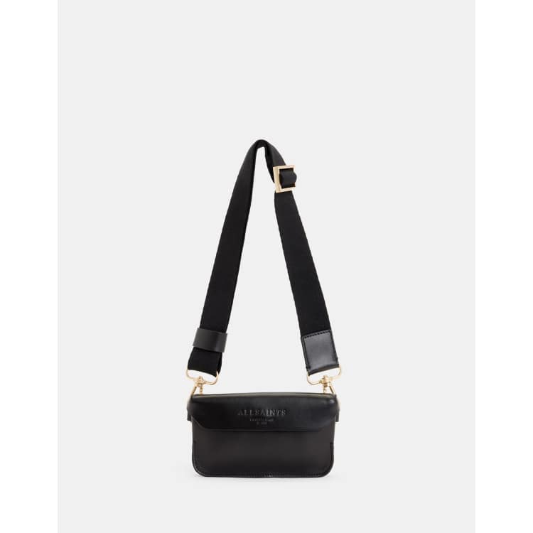 オールセインツ ¥22000 ZOE LEATHER CROSSBODY BAG AllSaints Zoe leather crossbody bag in black | ASOS