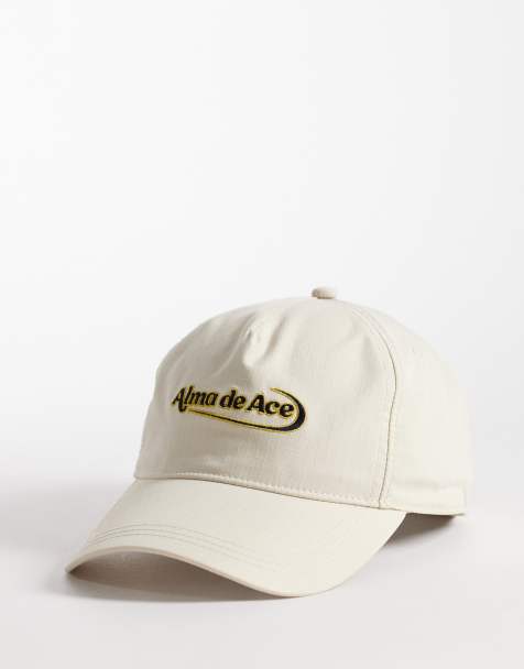 Alma De Ace athletic supply co. logo cap in white - view 1