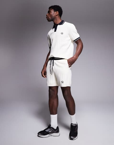 Alma de Ace - Completo in maglia beige con logo - view 1