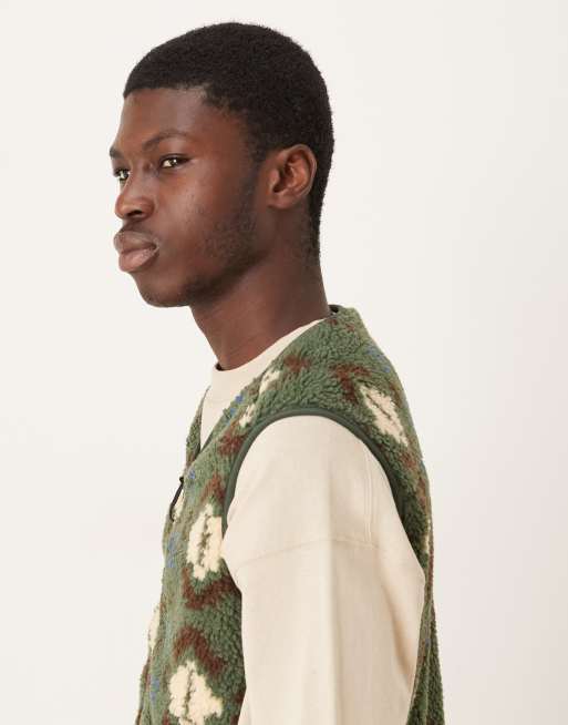 Alma de Ace - Fenta Perla - Veste sans manches en imitation peau de mouton - Vert , 4 de 5