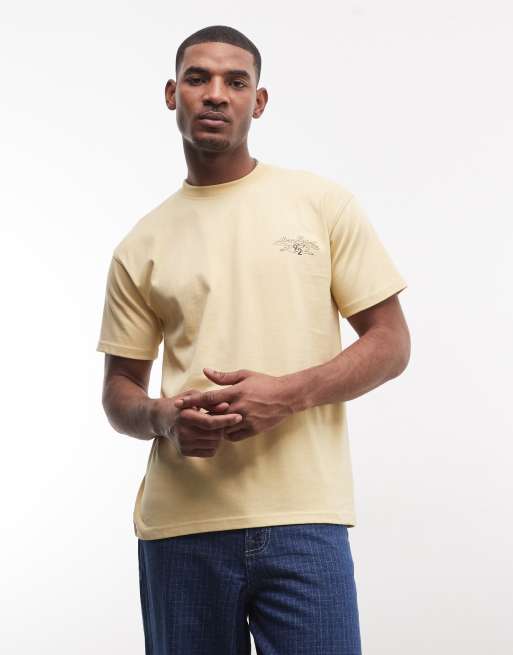 Alma de Ace - Hare Sports - T-shirt avec logo imprimé au dos - Jaune, 3 de 5