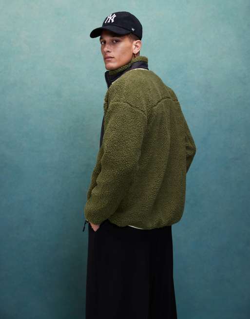 Alma de Ace – Kurtka z kożuszka w kolorze khaki, 4 z 4
