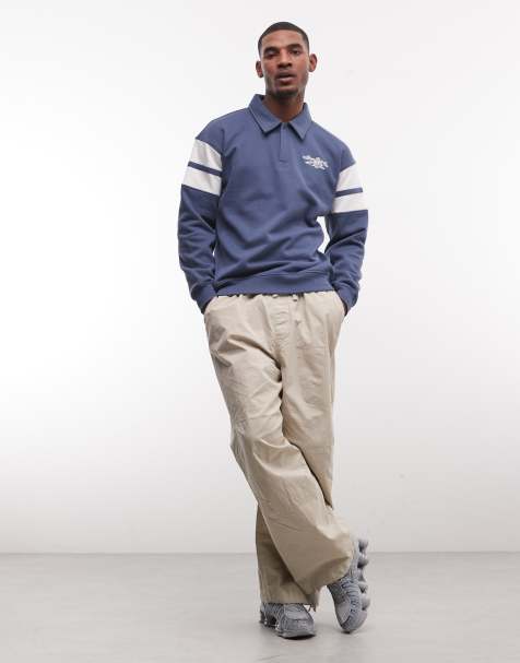 Alma de Ace - Lina - Sæt med langærmet polotop i rugbystil med krave i kontrastfarve - view 1