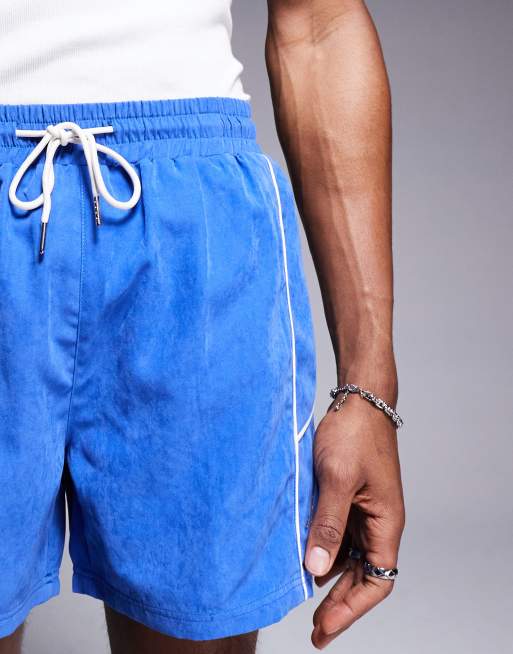 Alma De Ace logo shorts in blue - part of a set