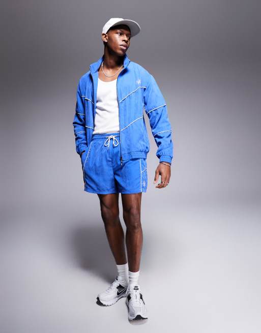 Alma De Ace logo shorts in blue - part of a set