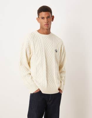 Alma De Ace - Lucia - Pull en maille - Blanc cassé