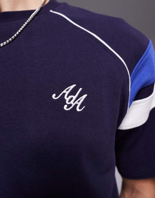Alma de Ace – Marinblå, blockfärgad t-shirt, 240gsm , 3 av 4