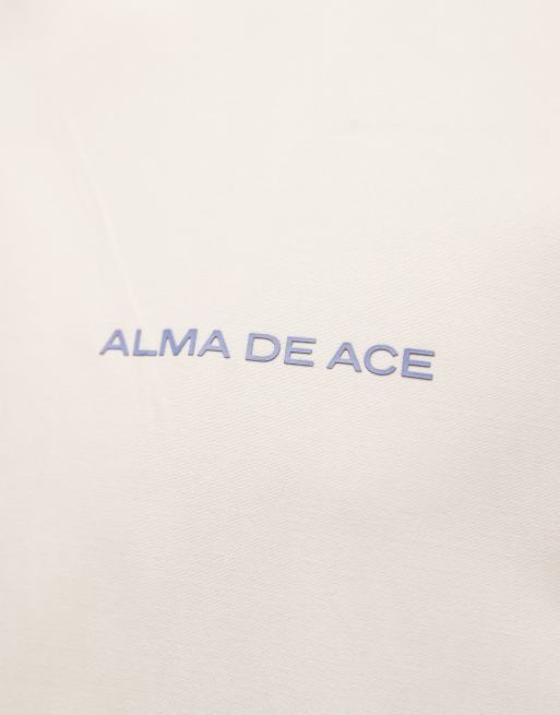 Alma de Ace - Pexa - Trainingsjack met inzetstukken in wit en blauw, deel van co-ord set, 3 van 5